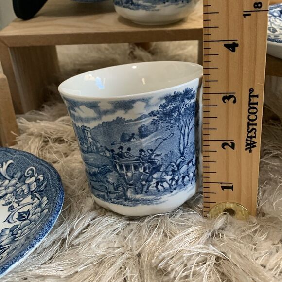 Royal Staffordshire J.&G. Meakin Ironstone Stratford Stage 4 Cups & Saucers Set - Picture 3 of 17